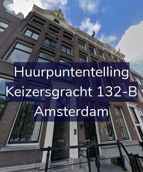 Foto gevel Huurpuntentelling voor Keizersgracht 132-B, Amsterdam