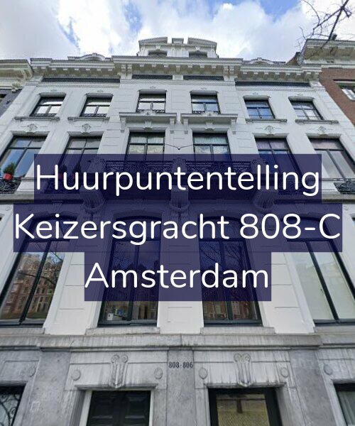 Foto gevel Huurpuntentelling voor Keizersgracht 808-C, Amsterdam