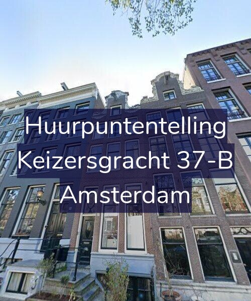 Foto gevel Huurpuntentelling voor Keizersgracht 37-B, Amsterdam