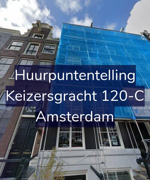 Foto gevel Huurpuntentelling voor Keizersgracht 120-C, Amsterdam