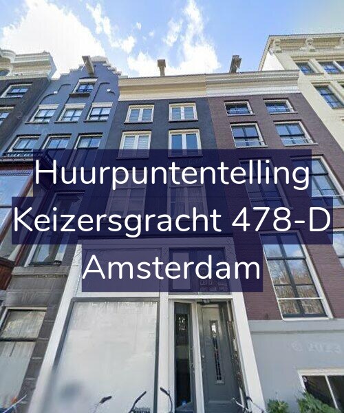 Foto gevel Huurpuntentelling voor Keizersgracht 478-D, Amsterdam