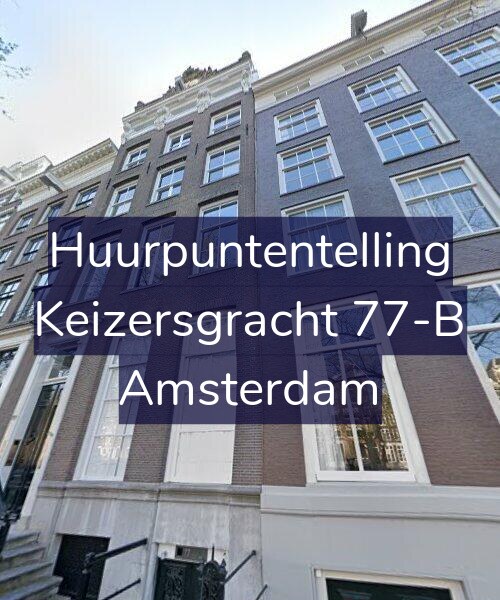Foto gevel Huurpuntentelling voor Keizersgracht 77-B, Amsterdam