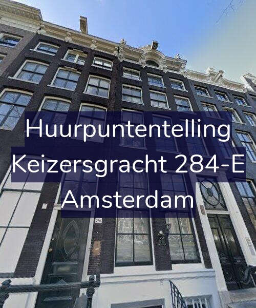 Foto gevel Huurpuntentelling voor Keizersgracht 284-E, Amsterdam