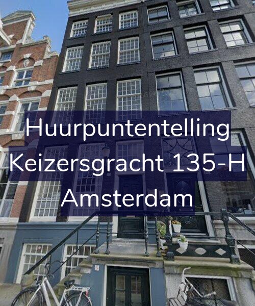 Foto gevel Huurpuntentelling voor Keizersgracht 135-H, Amsterdam
