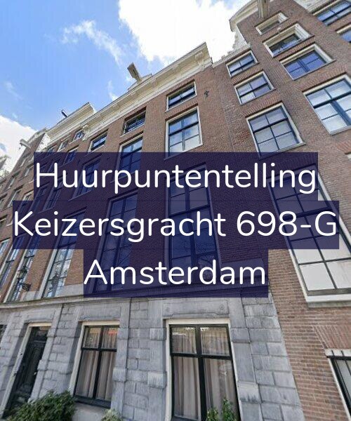 Foto gevel Huurpuntentelling voor Keizersgracht 698-G, Amsterdam