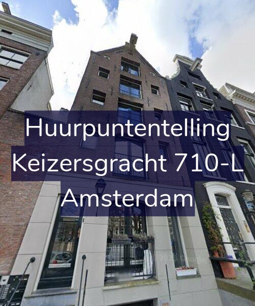 Foto gevel Huurpuntentelling voor Keizersgracht 710-L, Amsterdam