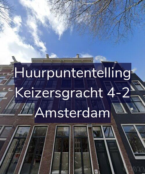 Foto gevel Huurpuntentelling voor Keizersgracht 4-2, Amsterdam