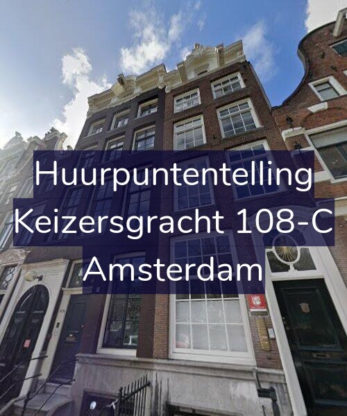 Foto gevel Huurpuntentelling voor Keizersgracht 108-C, Amsterdam