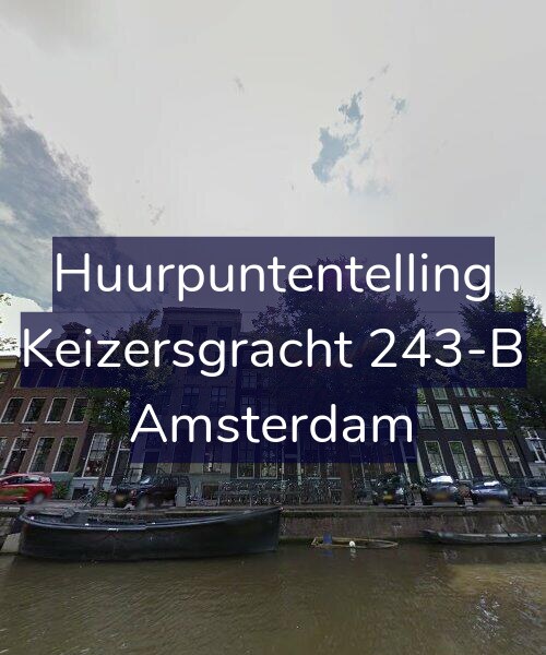 Foto gevel Huurpuntentelling voor Keizersgracht 243-B, Amsterdam