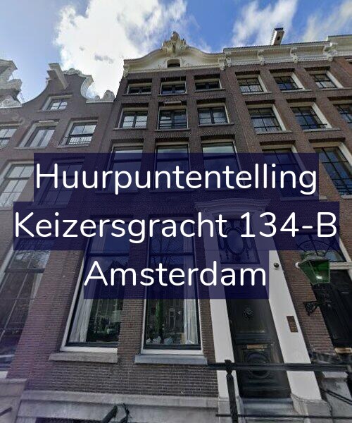 Foto gevel Huurpuntentelling voor Keizersgracht 134-B, Amsterdam