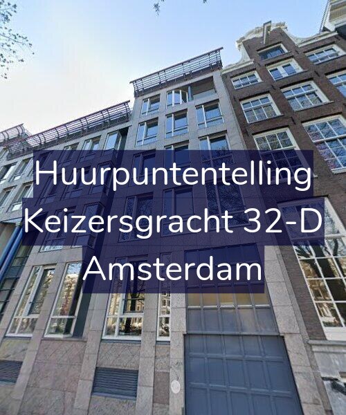 Foto gevel Huurpuntentelling voor Keizersgracht 32-D, Amsterdam