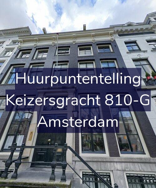 Foto gevel Huurpuntentelling voor Keizersgracht 810-G, Amsterdam
