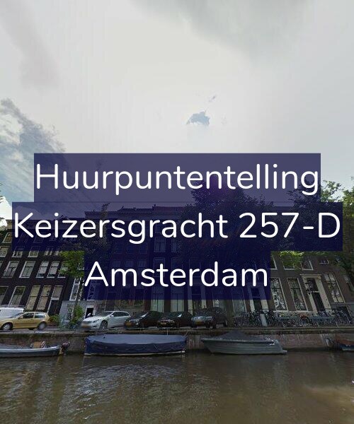Foto gevel Huurpuntentelling voor Keizersgracht 257-D, Amsterdam
