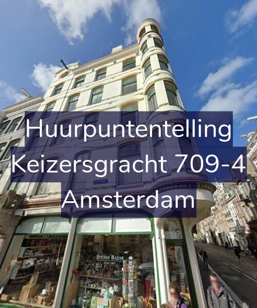 Foto gevel Huurpuntentelling voor Keizersgracht 709-4, Amsterdam