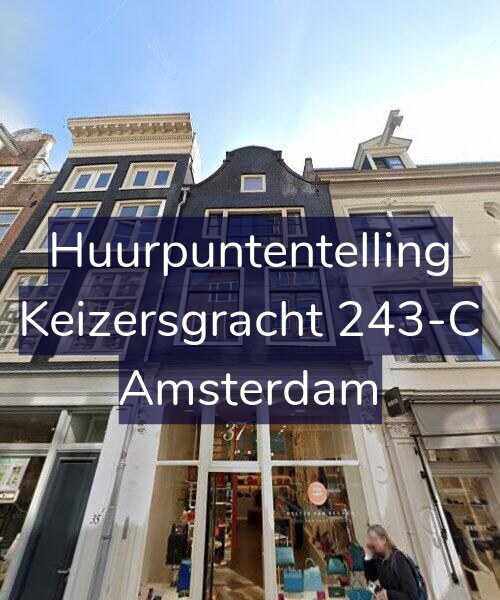 Foto gevel Huurpuntentelling voor Keizersgracht 243-C, Amsterdam