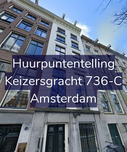 Foto gevel Huurpuntentelling voor Keizersgracht 736-C, Amsterdam