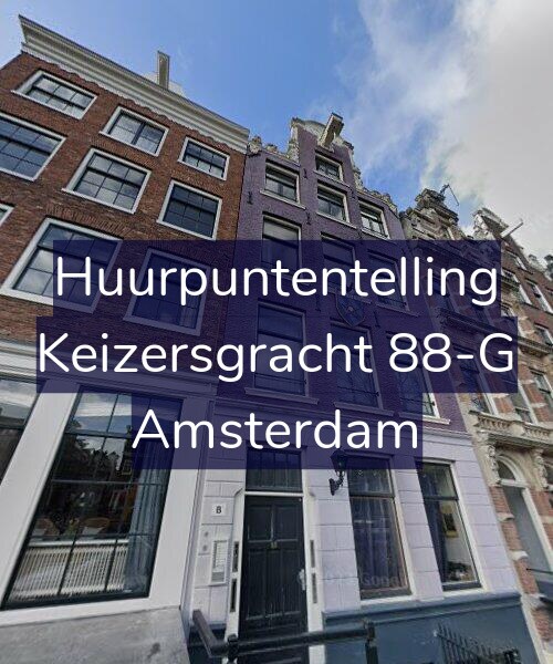 Foto gevel Huurpuntentelling voor Keizersgracht 88-G, Amsterdam