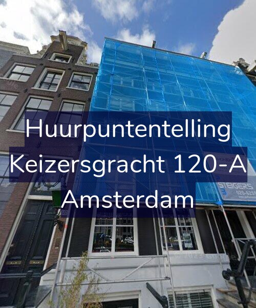 Foto gevel Huurpuntentelling voor Keizersgracht 120-A, Amsterdam