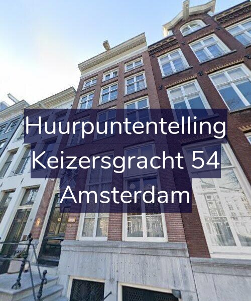 Foto gevel Huurpuntentelling voor Keizersgracht 54, Amsterdam