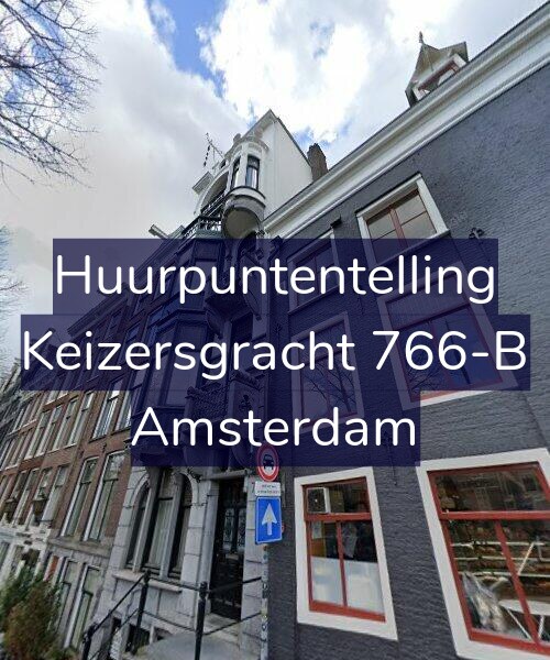 Foto gevel Huurpuntentelling voor Keizersgracht 766-B, Amsterdam