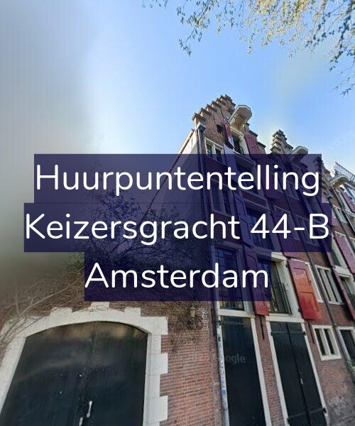Foto gevel Huurpuntentelling voor Keizersgracht 44-B, Amsterdam