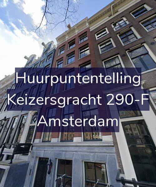 Foto gevel Huurpuntentelling voor Keizersgracht 290-F, Amsterdam