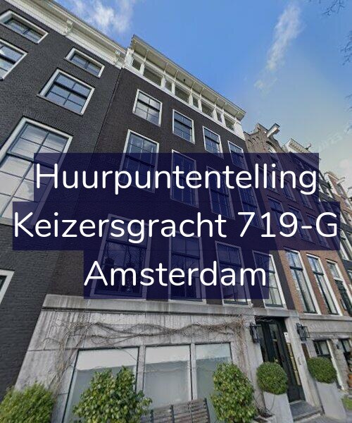 Foto gevel Huurpuntentelling voor Keizersgracht 719-G, Amsterdam