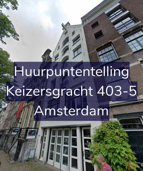 Foto gevel Huurpuntentelling voor Keizersgracht 403-5, Amsterdam