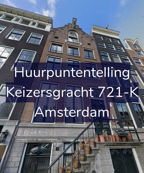 Foto gevel Huurpuntentelling voor Keizersgracht 721-K, Amsterdam