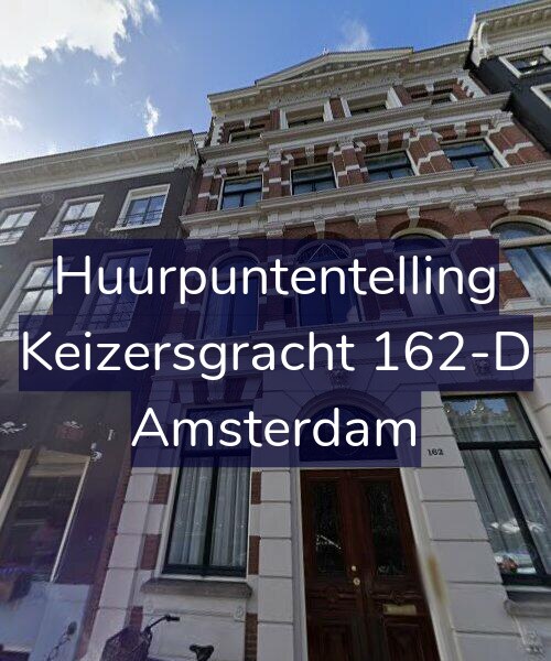 Foto gevel Huurpuntentelling voor Keizersgracht 162-D, Amsterdam