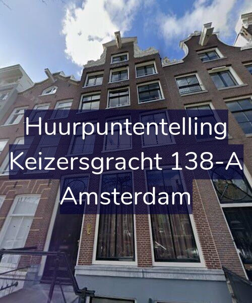 Foto gevel Huurpuntentelling voor Keizersgracht 138-A, Amsterdam
