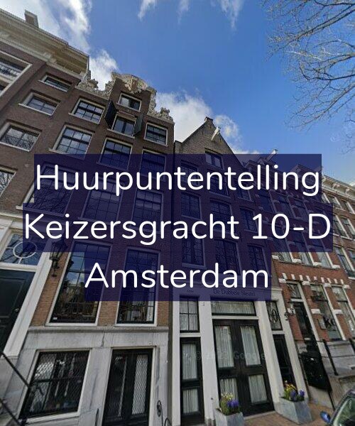 Foto gevel Huurpuntentelling voor Keizersgracht 10-D, Amsterdam