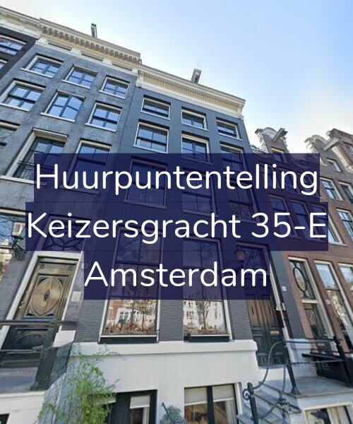 Foto gevel Huurpuntentelling voor Keizersgracht 35-E, Amsterdam