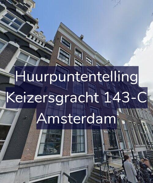 Foto gevel Huurpuntentelling voor Keizersgracht 143-C, Amsterdam