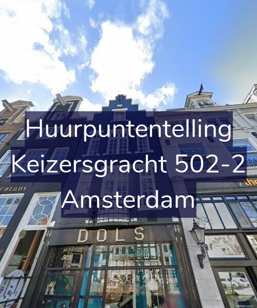 Foto gevel Huurpuntentelling voor Keizersgracht 502-2, Amsterdam