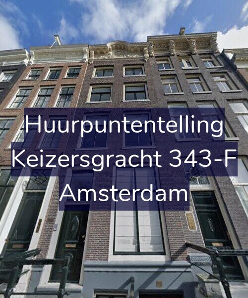 Foto gevel Huurpuntentelling voor Keizersgracht 343-F, Amsterdam