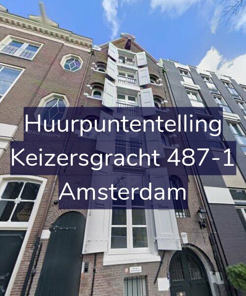 Foto gevel Huurpuntentelling voor Keizersgracht 487-1, Amsterdam