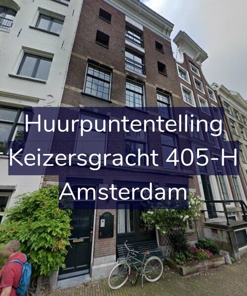 Foto gevel Huurpuntentelling voor Keizersgracht 405-H, Amsterdam