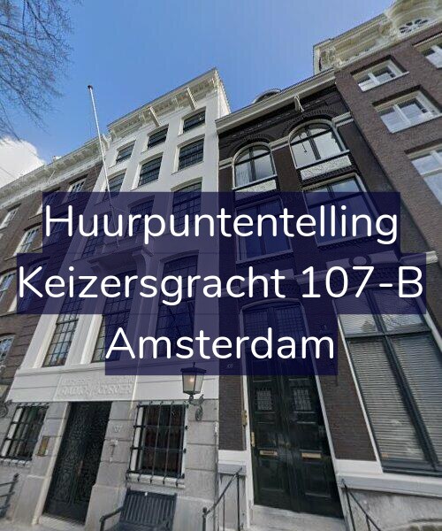 Foto gevel Huurpuntentelling voor Keizersgracht 107-B, Amsterdam