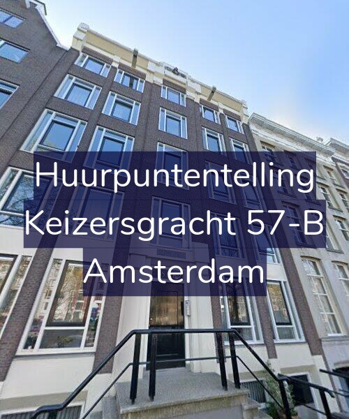 Foto gevel Huurpuntentelling voor Keizersgracht 57-B, Amsterdam
