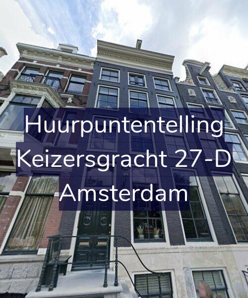 Foto gevel Huurpuntentelling voor Keizersgracht 27-D, Amsterdam