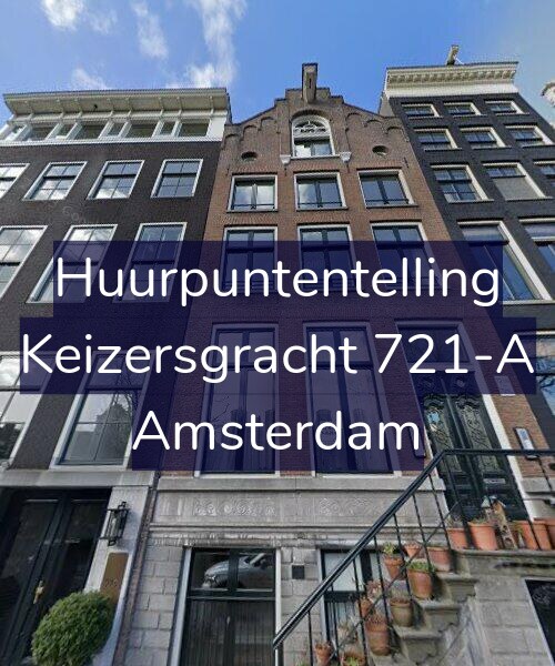 Foto gevel Huurpuntentelling voor Keizersgracht 721-A, Amsterdam