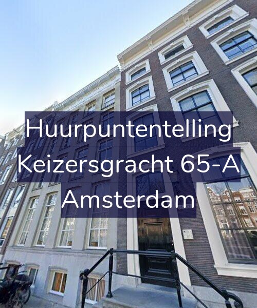 Foto gevel Huurpuntentelling voor Keizersgracht 65-A, Amsterdam