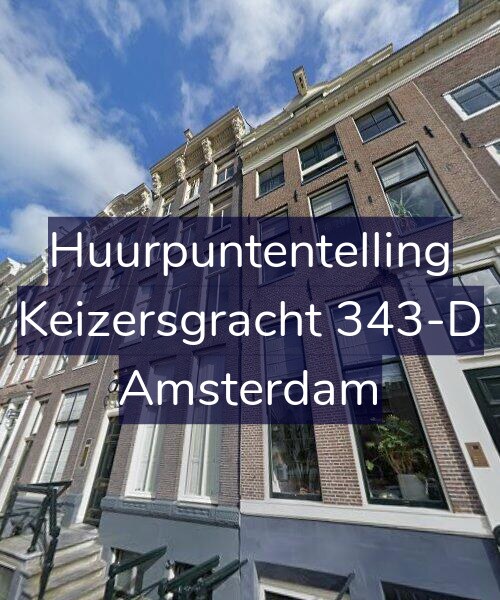 Foto gevel Huurpuntentelling voor Keizersgracht 343-D, Amsterdam