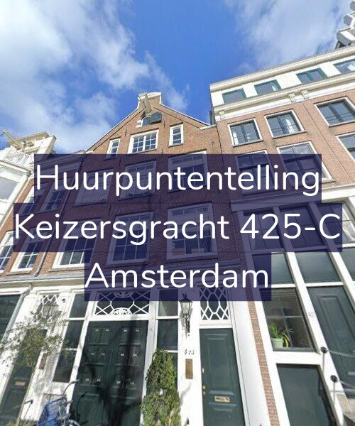Foto gevel Huurpuntentelling voor Keizersgracht 425-C, Amsterdam