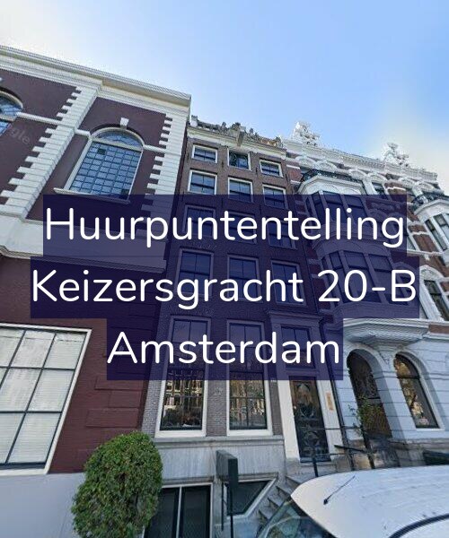 Foto gevel Huurpuntentelling voor Keizersgracht 20-B, Amsterdam