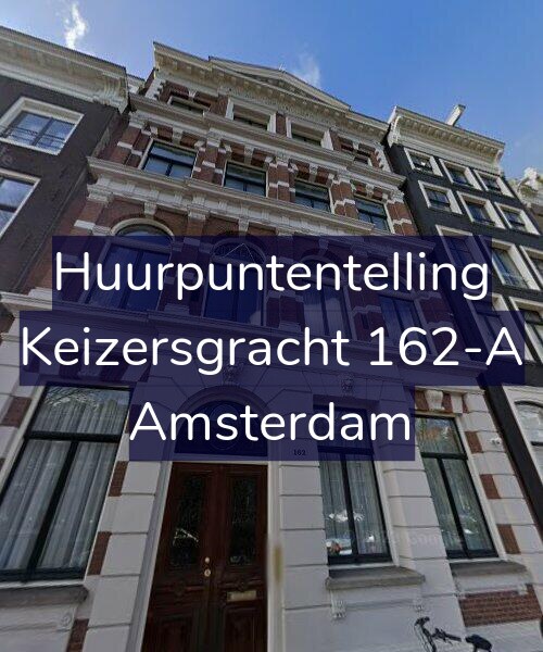 Foto gevel Huurpuntentelling voor Keizersgracht 162-A, Amsterdam