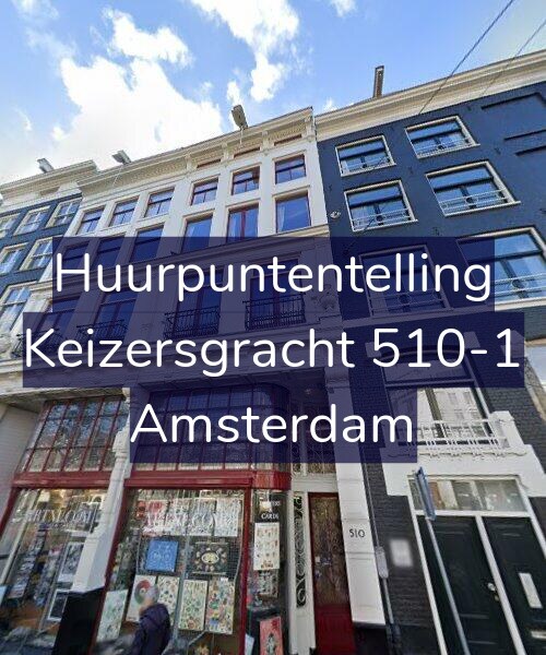 Foto gevel Huurpuntentelling voor Keizersgracht 510-1, Amsterdam