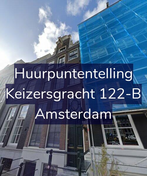 Foto gevel Huurpuntentelling voor Keizersgracht 122-B, Amsterdam