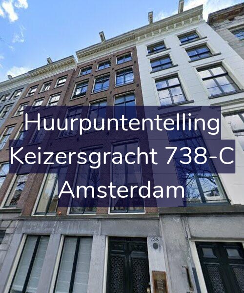 Foto gevel Huurpuntentelling voor Keizersgracht 738-C, Amsterdam
